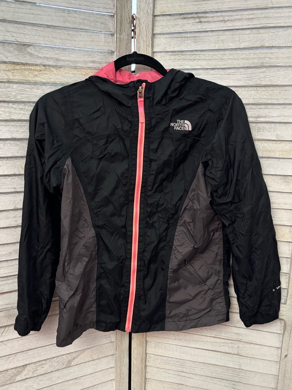 EUC North Face Hooded Jacket Girls M Size 10/12